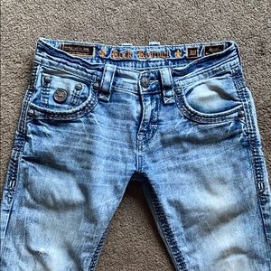 Mens Rock Revival Jeans